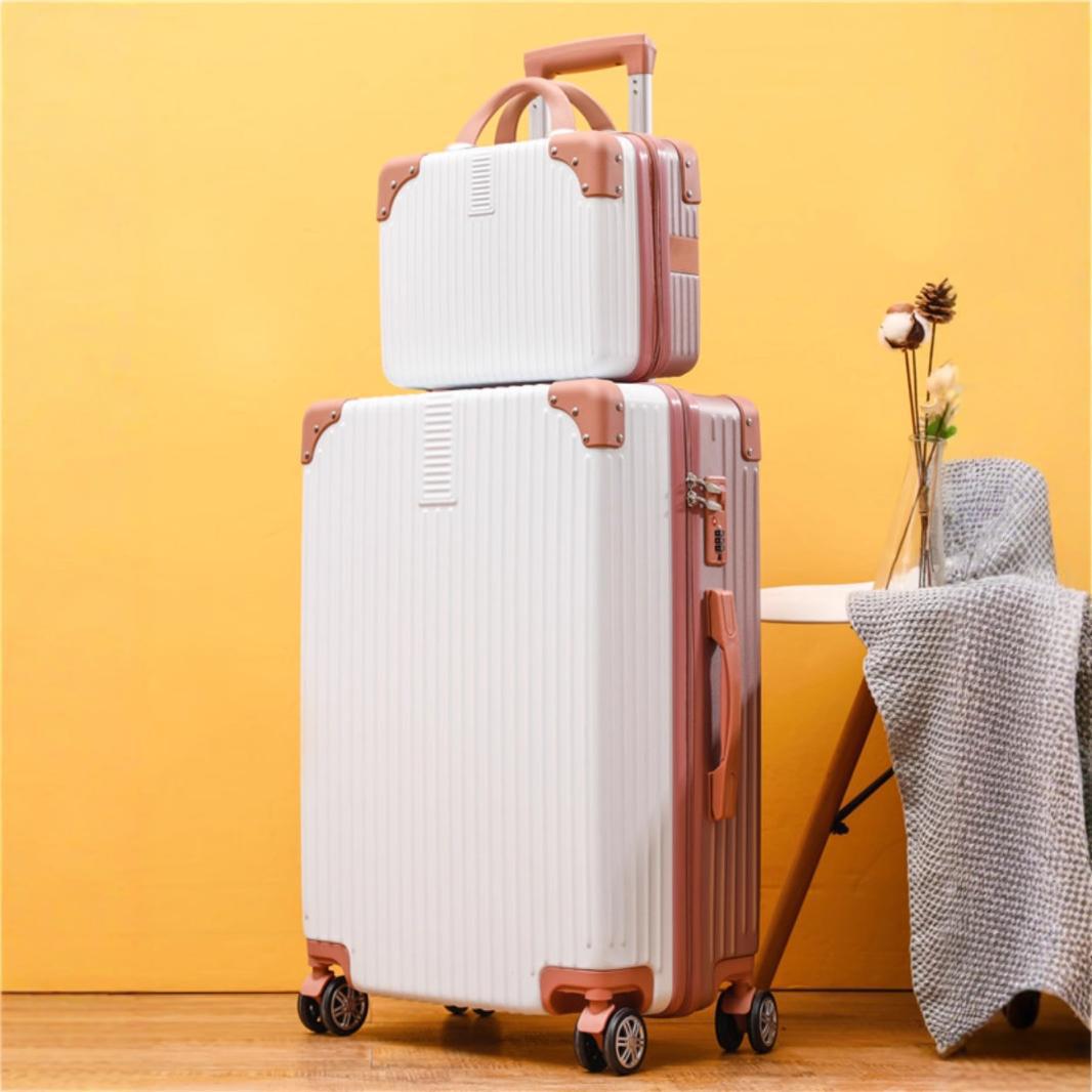 [Fábrica de selección estricta] maleta de mujer red retro 20 pulgadas pequeña caja de viaje 24 pulgadas estudiantes