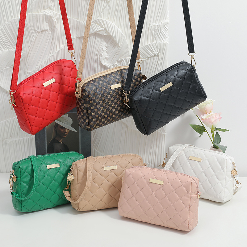 Comercio exterior bolso de las mujeres bolsas al por mayor bolsa de rombo 2022 nueva moda bolso cosmético nicho diseño hombro bolsa de mensajero