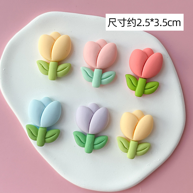 Flower Stickers | Aima Auto Parts and Accessories - frosted-tulip-colorful-6pcsfree-base-glue