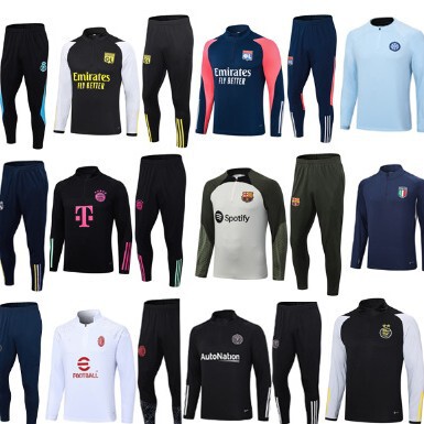 2324 football uniform long sleeve sports training uniform football jersey team uniform half zipper 2324 football uniform long sleeve sports training uniform football jersey team uniform half zipper