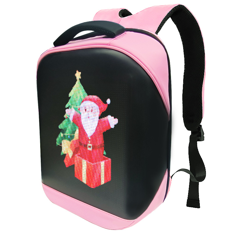 Mochila LLOYT3led con pantalla LED P2 para animación DIY, pantalla LED móvil para publicidad, impermeable, personalizada.