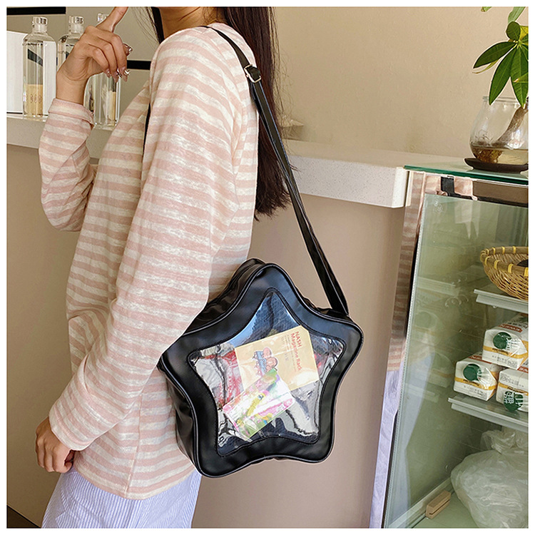 This year's popular color bags, 2025 new star bags, Japanese-style sweet single-shoulder bags, crossbody bags, women's bags, cross-border undefined