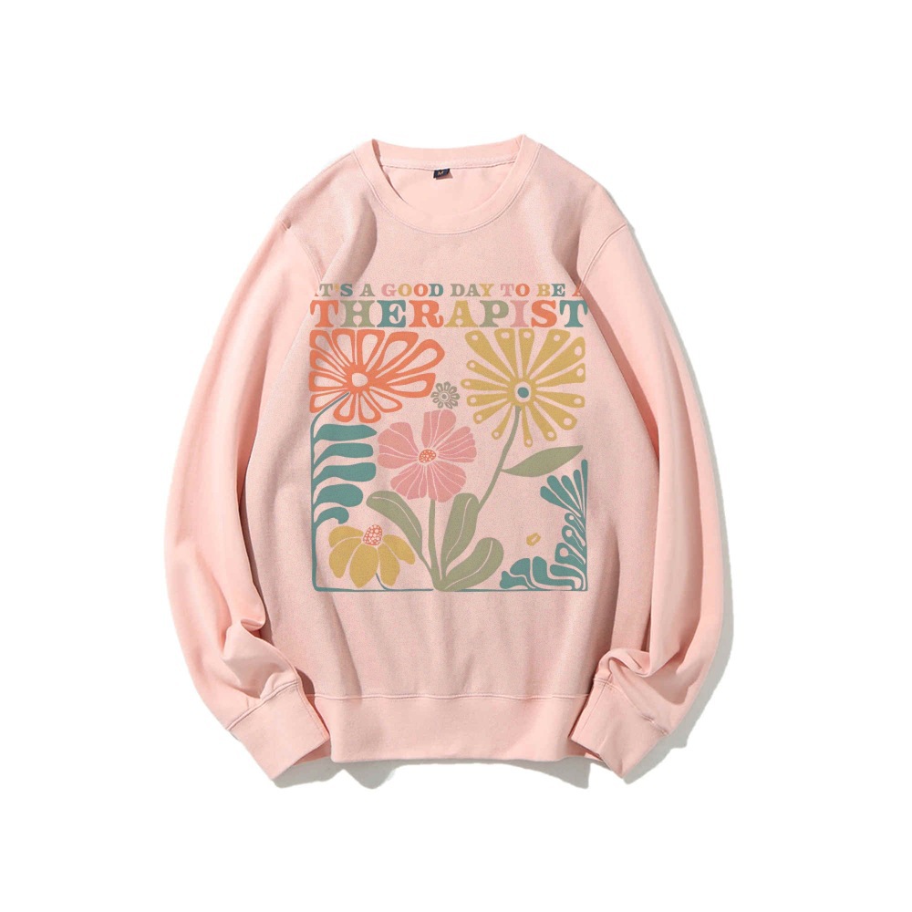Therapist Sweatshirt Therapy Crewneck Counselor Sweatshirt M