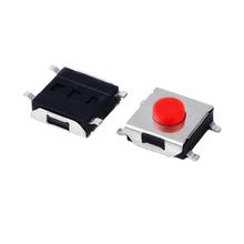供应 贴片轻触开关 插脚6*6*2.5/2.7/3.1/3.4四脚红头按键开关环