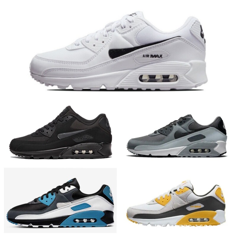European and American Foreign Trade Air Max90 Classic Air-Cushioned Shoes, Trendy Height-Increasing Mesh Comfortable Sports Casual Shoes for Men and Women