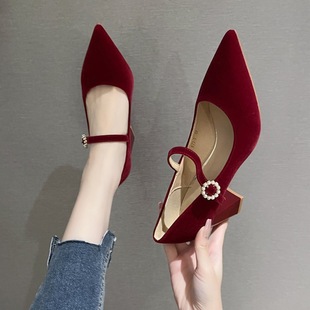 �ָ��߸�ЬŮ2024�¿���^���|��ʽ�мtɫ������Y��Ь����Ь