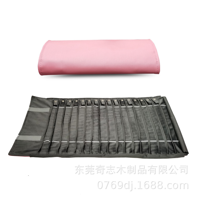 Nueva joyería collar anti-bobinado joyería rollo de almacenamiento bolsa exposición joyería portátil plegable bolsa collar pulsera bolsa de colección