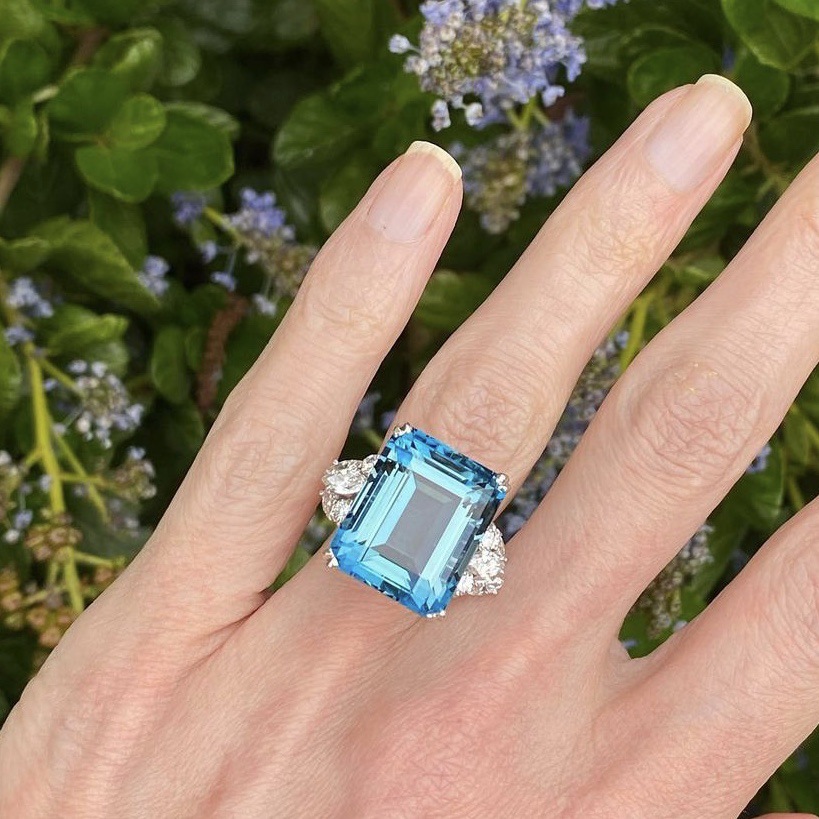 Rings Classification 1 Piece Quantity Luxurious Square Artificial Gemstones Alloy Wholesale Rings