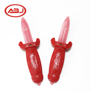 Children's small toy plastic telescopic knife whole spring fake knife spoof Scary telescopic knife toy whole telescopic knife