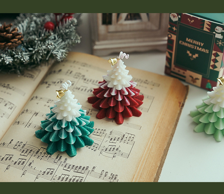 Christmas Fashion Christmas Tree Paraffin Daily Candle 1 Piece display picture 10