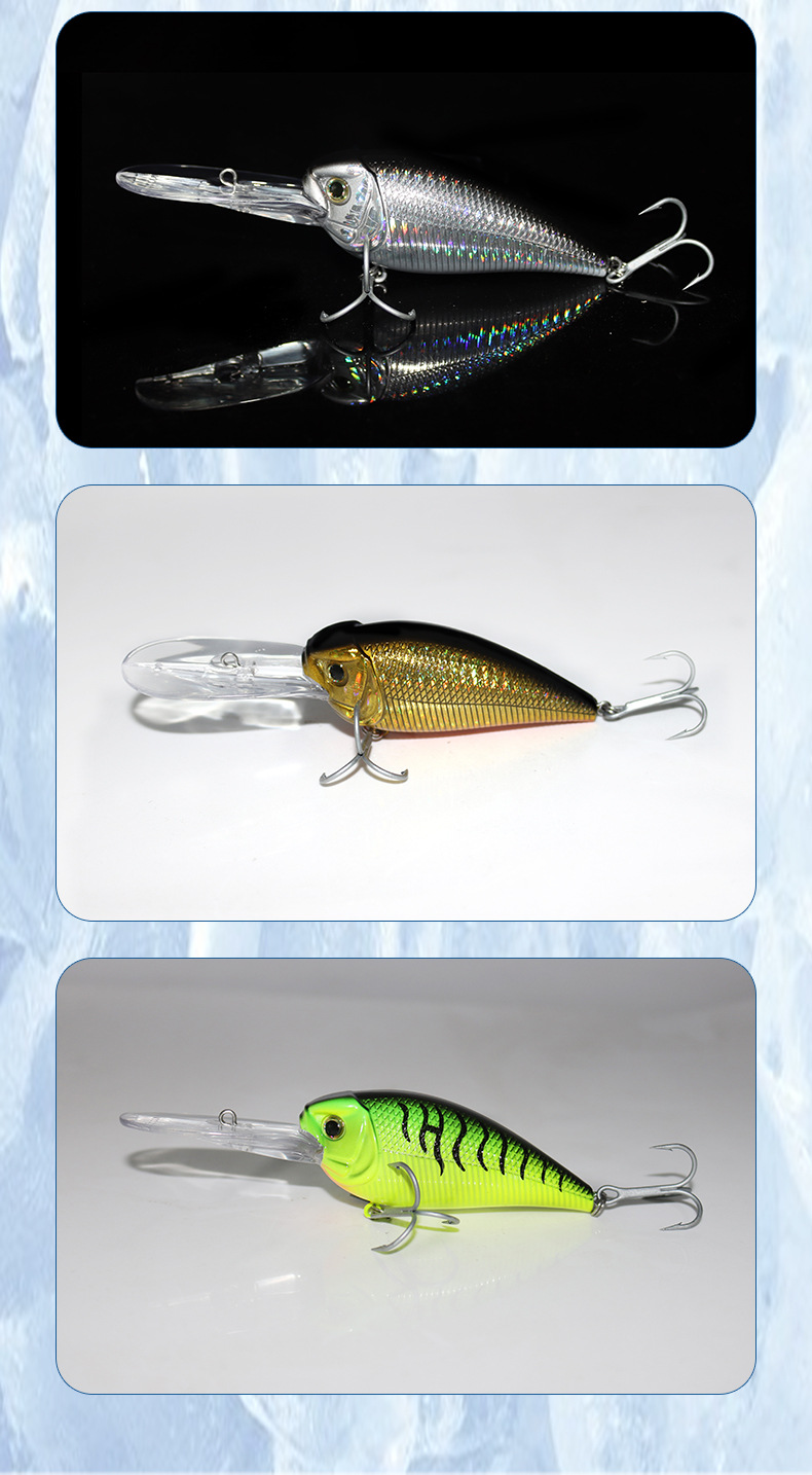 130MM 26G Suspending Lipless Jerkbait Fishing Lures Haed Plastic Minnow Jerkbait Baits Fishing Tackle