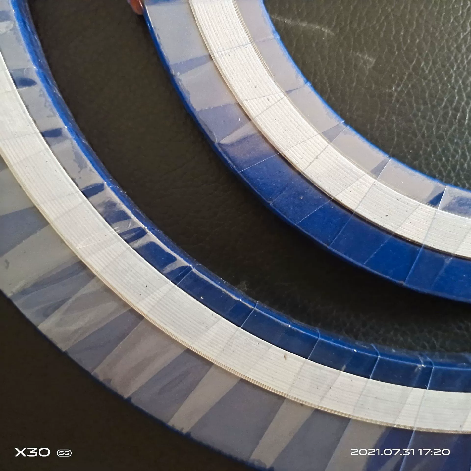 Производитель продает внутренние и внешние усиленные кольцевые прокладки для струйной печати, металлические графитовые намоточные накладки, внутренние и внешние кольцевые накладки, скидка Duoduo