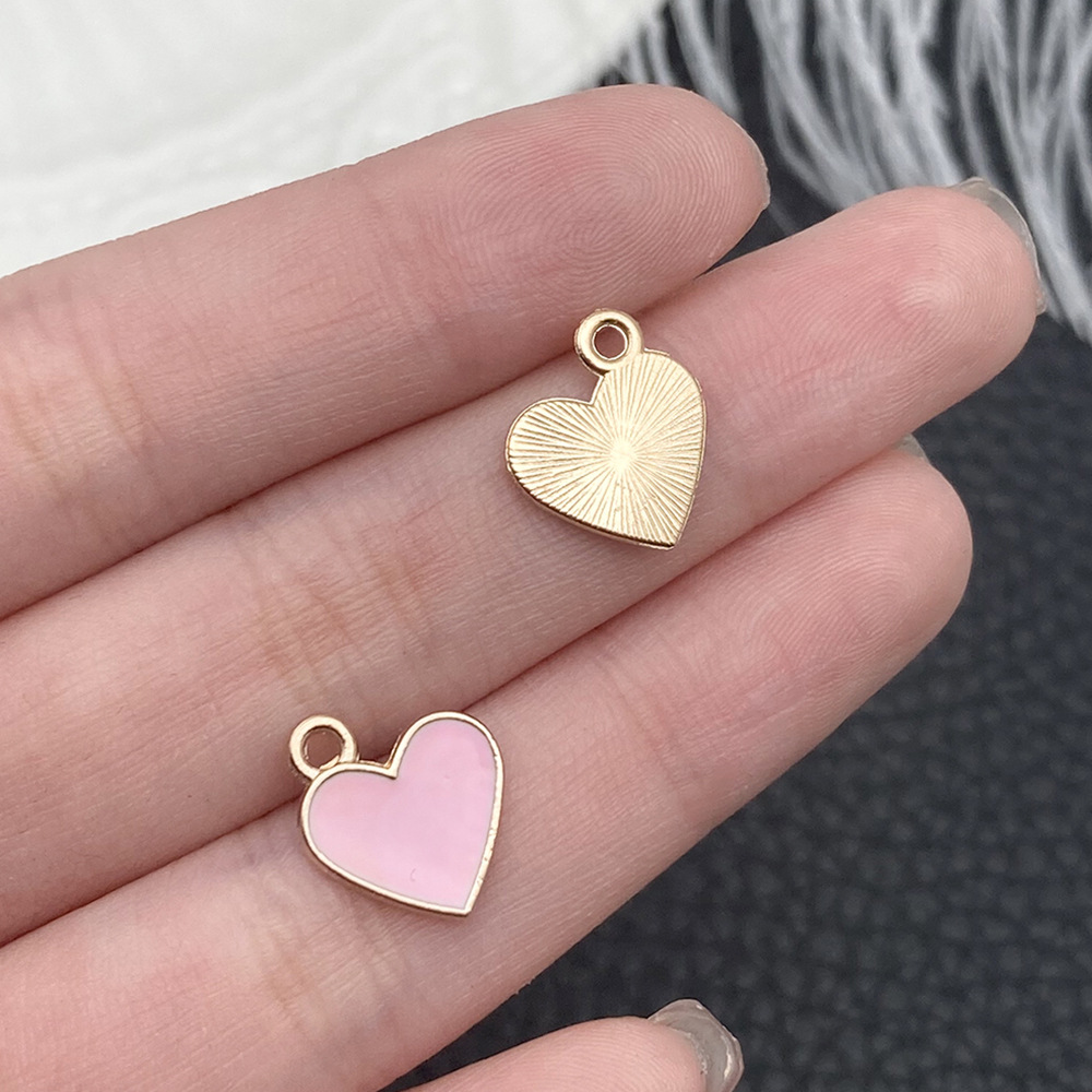 1 nectarina rosa en forma de corazón de amor 11x13 mm - 15811 - 0,7g