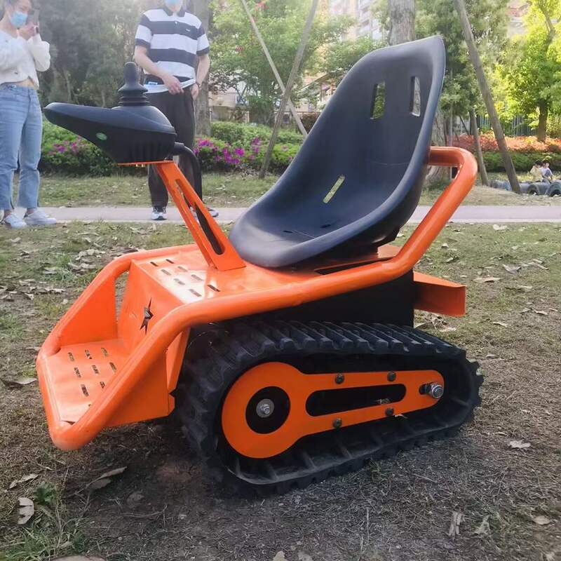 Crawler Amusement Toy Car, Scenic Spot Double Electric Go-Kart, Crawler Off-Road Go-Kart with Timer