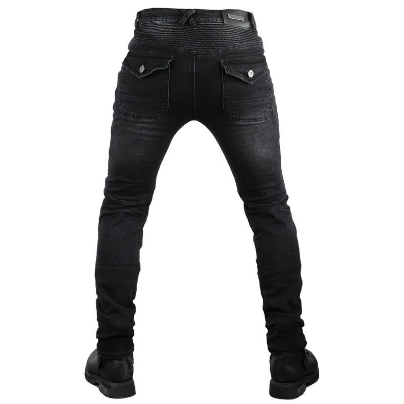 VOLERO motocicleta jeans hombres y mujeres cuatro estaciones al aire libre motocicleta elástica resistente a la caída pantalones de montar actualizar el equipo de protección