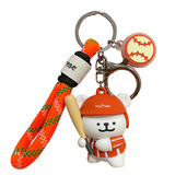 Оригинальная мультяшная спортивная кукла, милый брелок, изысканные ключи от машины, аксессуар на рюкзак