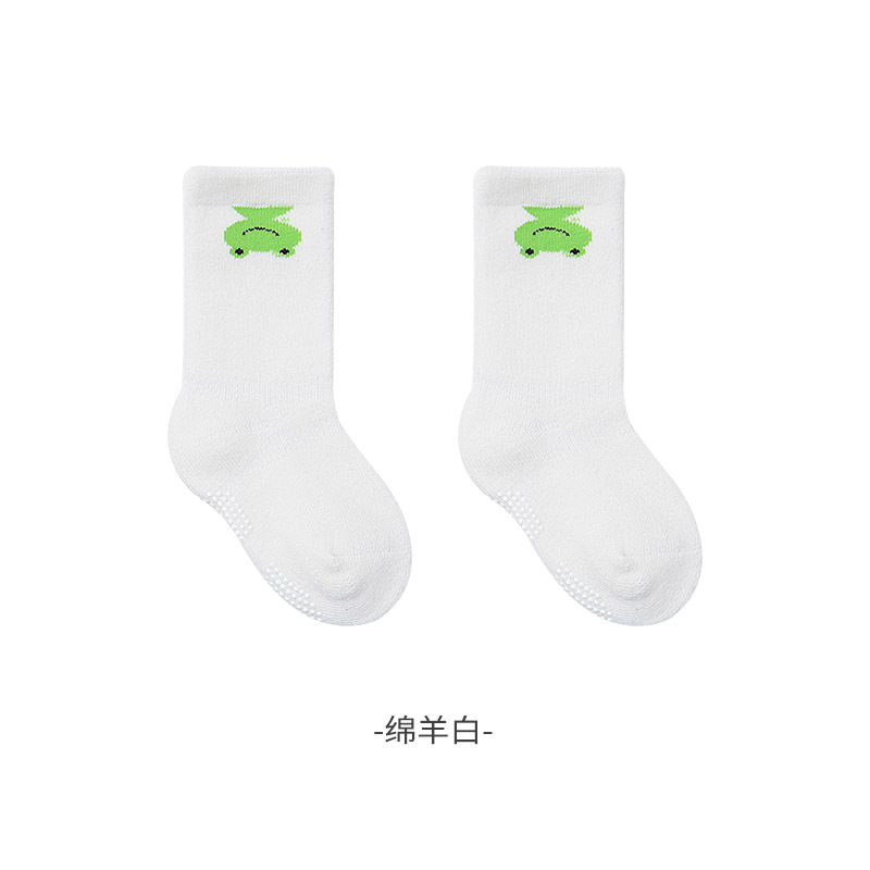 Calcetines para bebé Calcetines para bebé engrosados de felpa de otoño e invierno Calcetines para bebé antideslizantes de tubo medio Calcetines para bebé