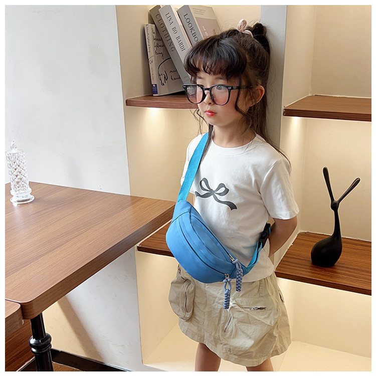 Andralyn Solid Color Minimalist Korean Casual Chest Bag for Spring and Summer New Trendy Instagram Single Shoulder Crossbody Outdoor Bag_voghion.com