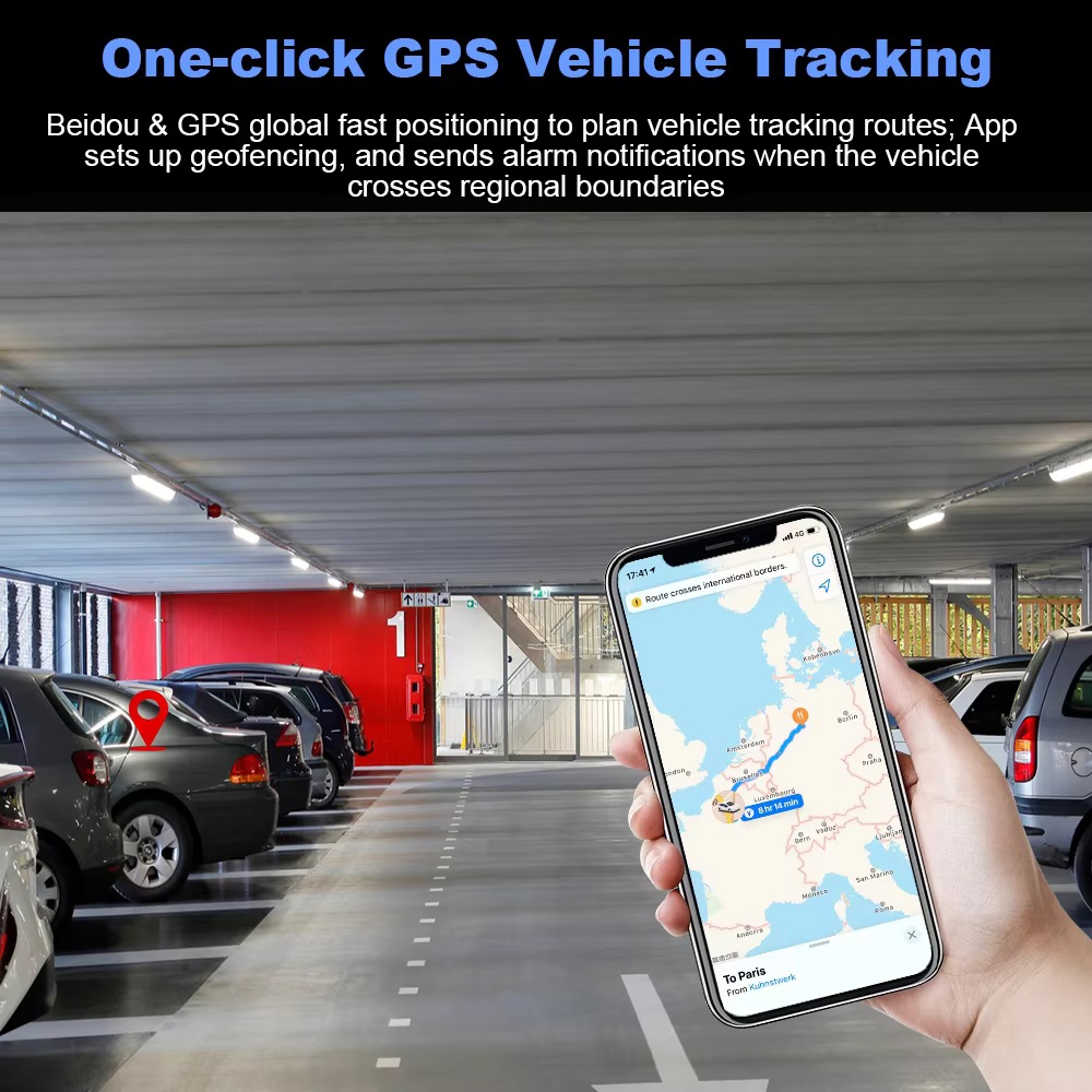 Cross-Border 4g Smart Driving Recorder 2K+1080P Driving Assistance Support G-Sensor Collision Detection Gps