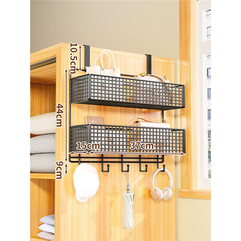 블랙 더블 레이어 대형 후크((캐비닛 측면 스타일)