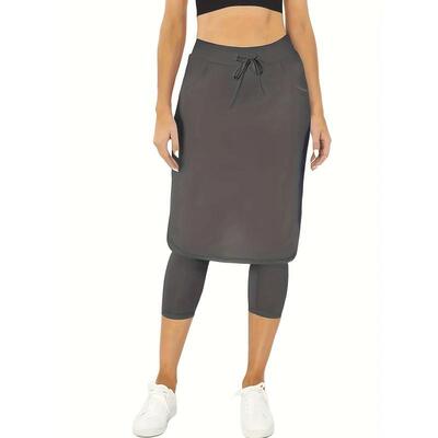 Stretchy Athletic Skirt Breathable Polyester Blend Stretchy|ms