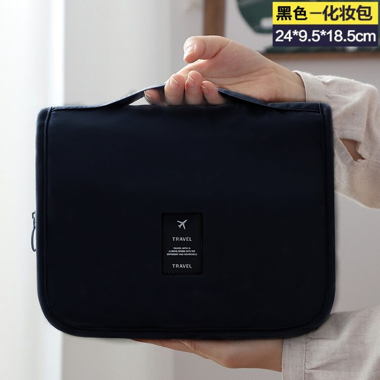Bolsa de aseo con gancho para viaje bolsa de cosméticos portátil gran capacidad separación seco/húmedo al por mayor