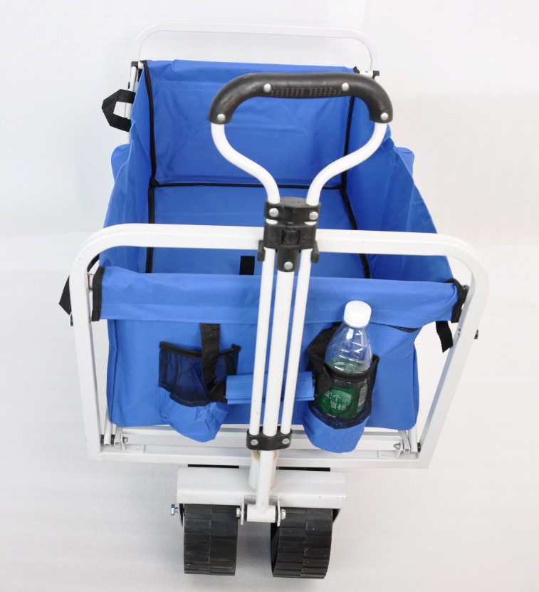 厂家销售可拆卸折叠户外钓鱼沙滩野营手推工具车四项折叠车