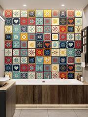 Rental house renovation and renovation waterproof wall stickers bathroom floor stickers self-adhesive wall decoration stickers kitchen wallpaper