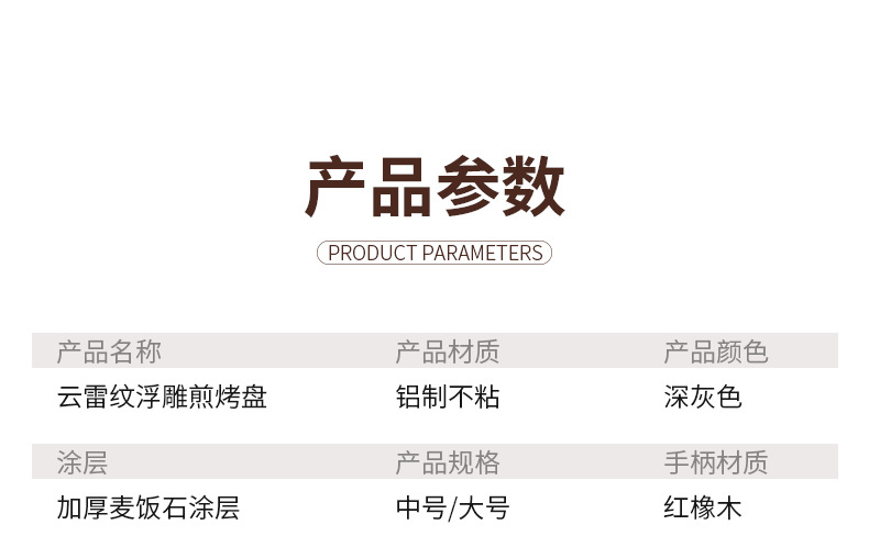 跨境专供韩式户外露营便携烧烤盘家用不粘烤肉煎烤盘麦饭石煎烤盘 pic 13
