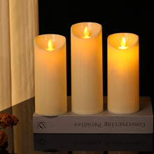 跨境遥控仿真摇摆电子蜡烛婚庆派对音乐会圣诞浪漫氛围蜡烛灯摆件