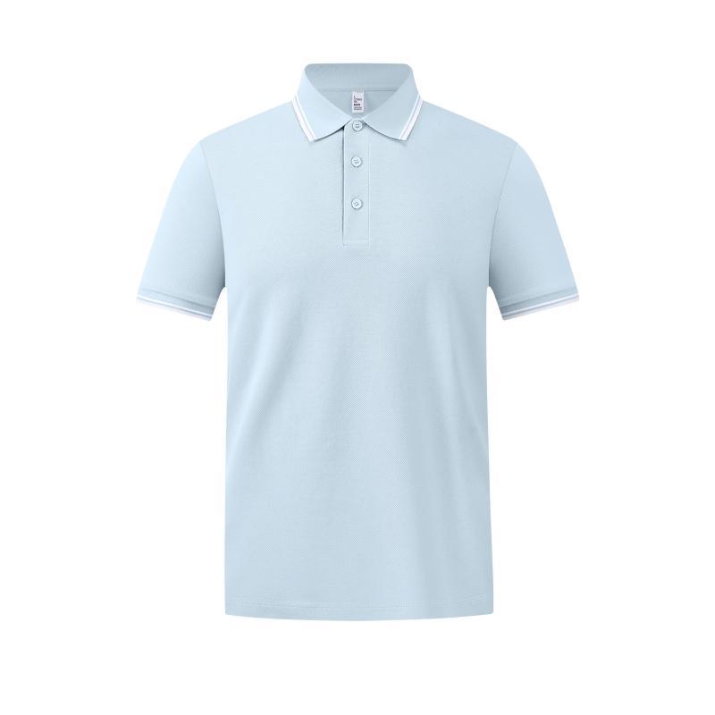Camiseta de polo de tamaño grande personalizada camiseta de trabajo transfronteriza camiseta cultural bordada logotipo impresa algodón vestido de trabajo de manga corta personalizado