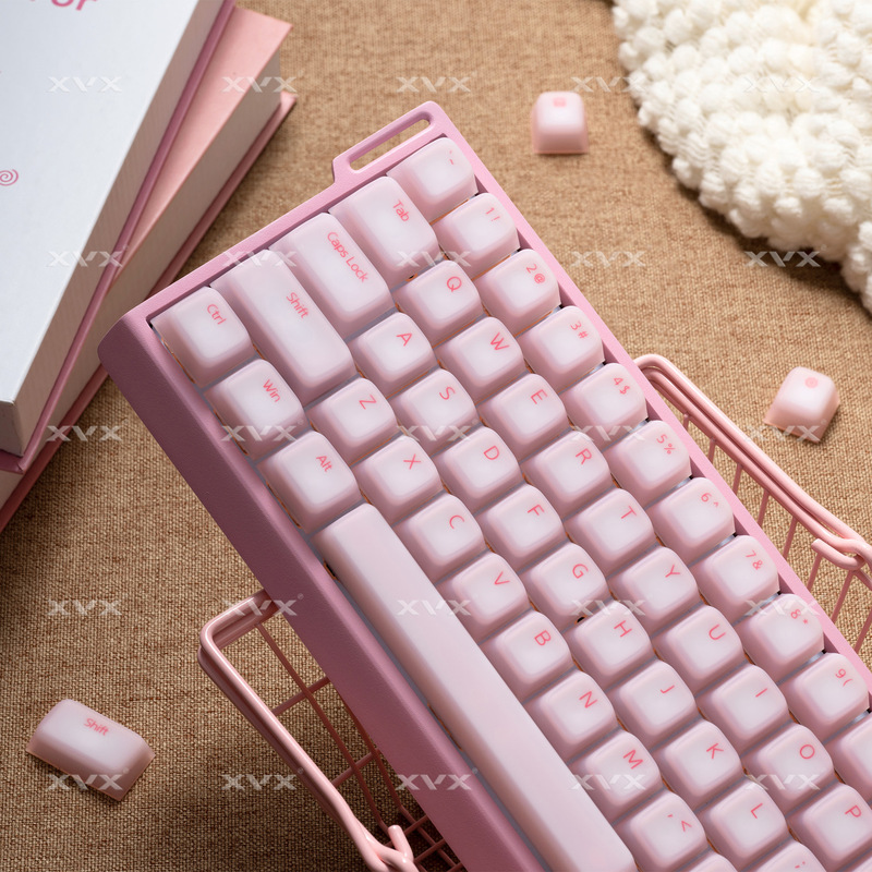 Xvx Silicone Pudding Keycaps Soft and Skin-Friendly Jelly Original Translucent Matte Mechanical Keyboard Keycaps 60/75/87 Xvx Silicone Pudding Keycaps Soft and Skin-Friendly Jelly Original Translucent Matte Mechanical Keyboard Keycaps 60/75/87
