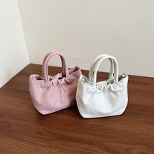 跨境d.emellier云朵包Lo.s Angeles褶皱小众撞色斜挎饺子包手提包