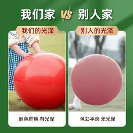 ♔元旦户外大气球加厚36寸号地爆球儿童防爆汽球玩具布置