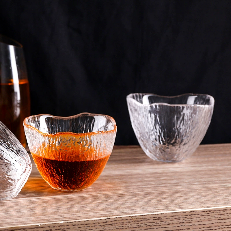 Japanese glass transparent tea cup for home use, increased thickness