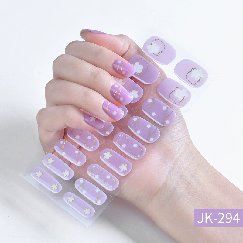 Набор для ногтей XT Gel с наклейками, искусственные ногти и лак для ногтей