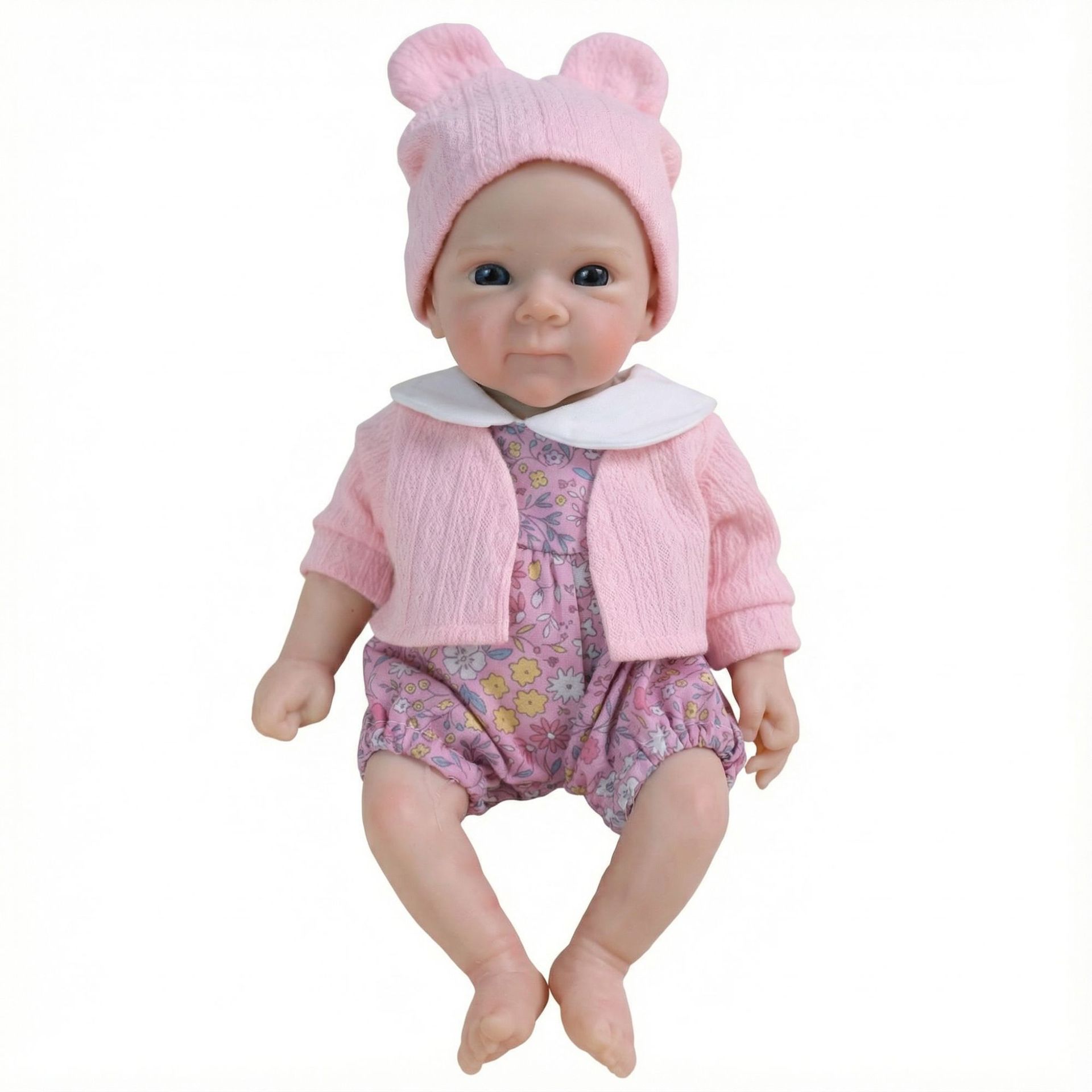 12 pulgadas chaqueta de polvo con pequeña flor triturada jaqueta Q bala bettie muñeca renacida muñeca de silicona de Navidad para niños
