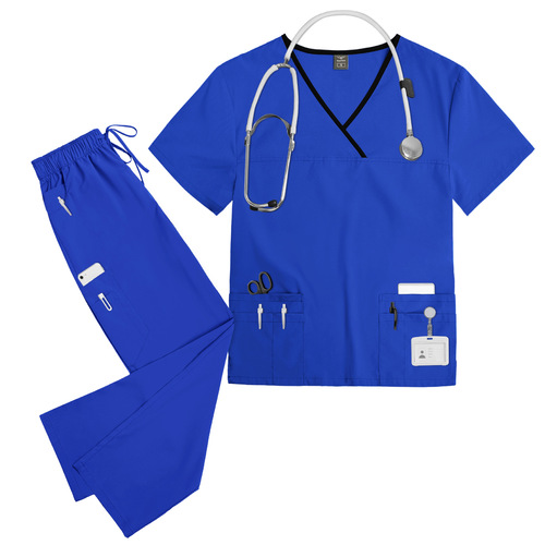 Amazon foreign trade doctor's hand clothes, medical work clothes, summer hand clothes, operating room, operating clothes, special for medical care