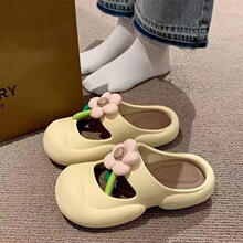 一件代发玛丽珍洞洞鞋女款夏季2025新款外穿防滑厚底增高踩屎感沙