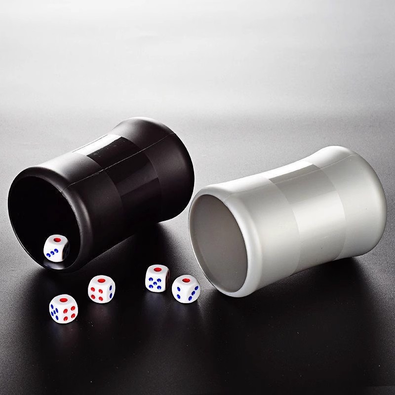 Dice Dice Cup Bar Creative Color Cup Sieve Thickened Sieve Cup Entertainment Color Club Straight Waist Shake