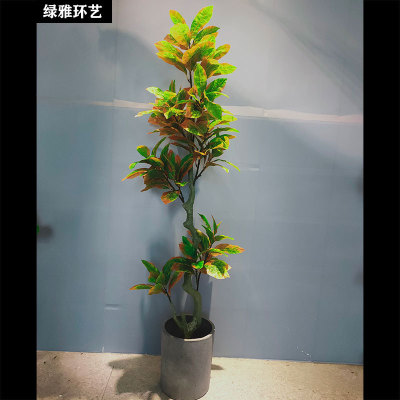 simulation Green plant Soft loading Landscaping stairs Corner Aisle to ground decorate simulation Botany gardens engineering decorate Fake trees