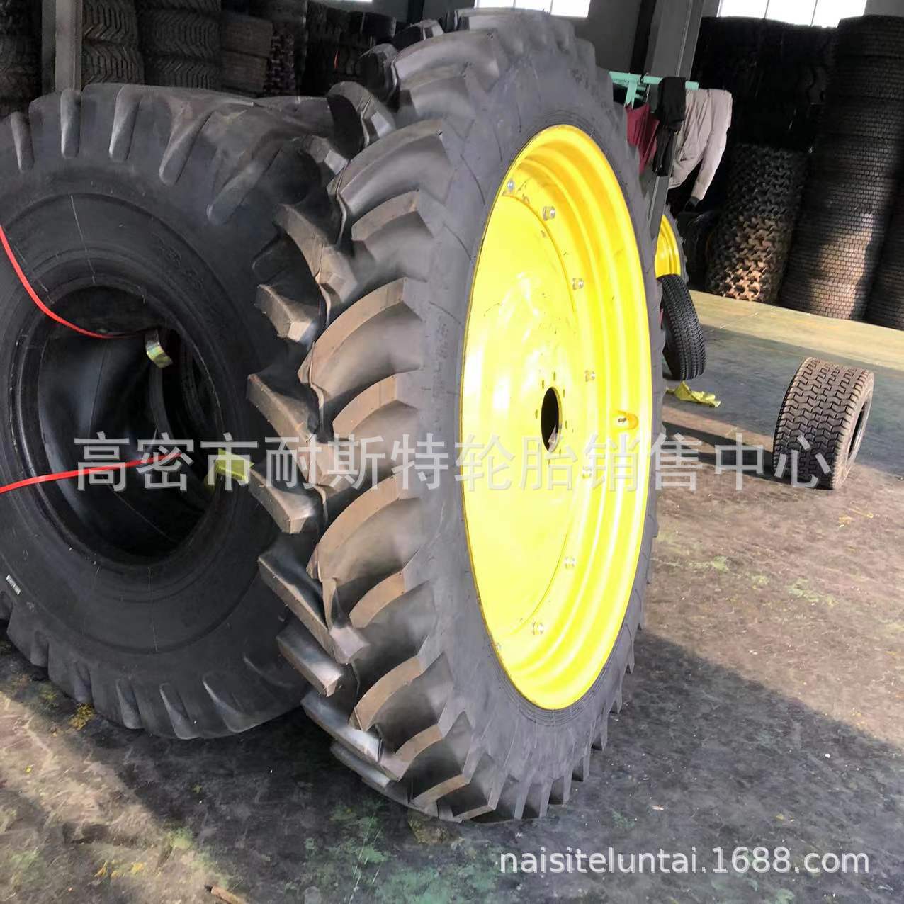 改装打药机 微 中耕机拖拉机窄轮胎11-32  12.4-48轮胎带钢圈