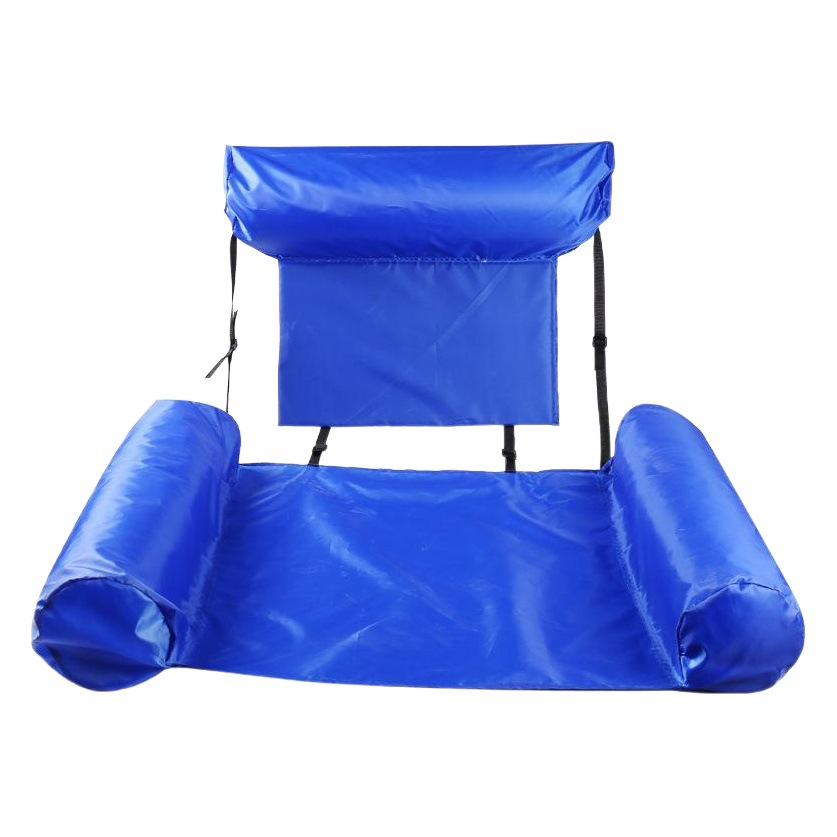 Amazon nuevo agua hinchable cama flotante hamaca plegable doble respaldo flotante fila transfronteriza fuente al por mayor