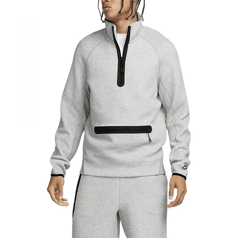 Spring and autumn half-zip sweatshirt, casual outerwear, loose-fitting American-style outdoor sports windproof jacket, trendy style 7998