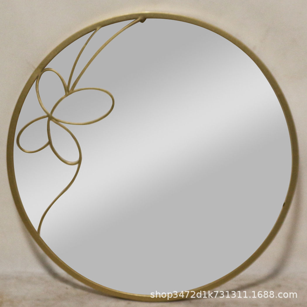 现代轻奢卧室卫生间化妆间卫浴镜化妆镜墙镜明镜自贴镜 挂壁镜