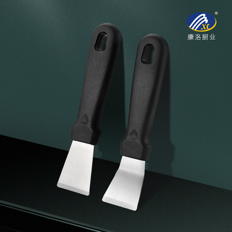 스테인레스 스틸 냉장고 얼음 제거 삽 냄비 바닥 삽 스크롤 삽 두꺼운 긁기 카드 평면 삽 주방 청소 삽