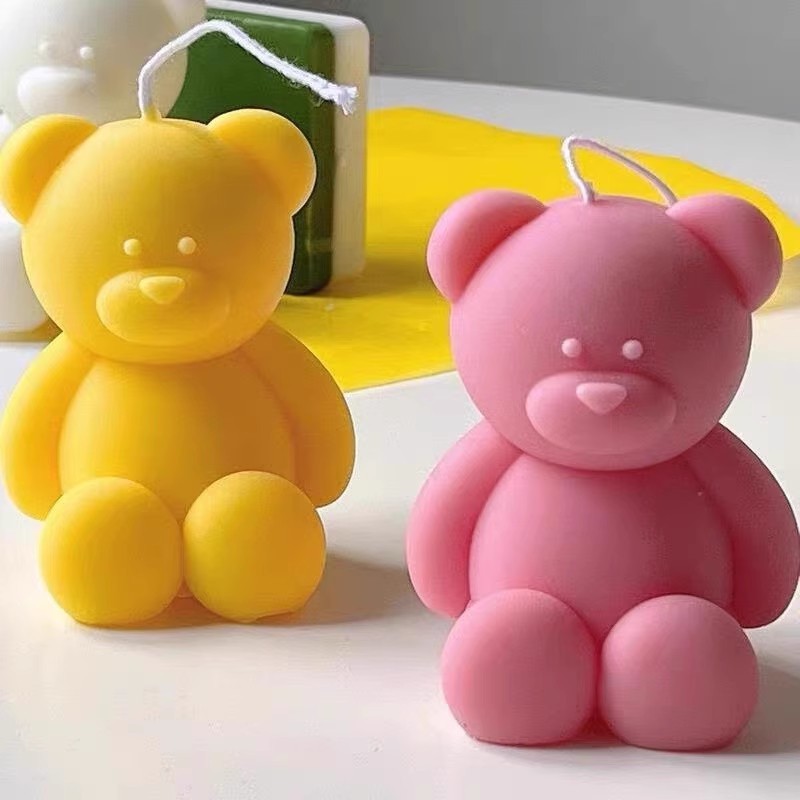 Pequeño adorable osos de perfumes para el dormitorio interior perfumes para el hogar decoración creativa para la fotografía props regalo