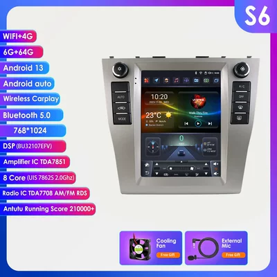 06-11 Toyota Camry Android: DVD Navigation - 664g-wifi4g-lte-version-7862-carplay-eight-core-97inch-suitable-for-06-11-toyota-camry