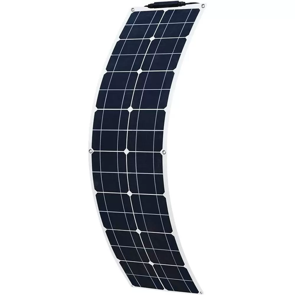 太阳能电池柔性光伏板50w适用于房车船舱帐篷单晶硅太阳能板光伏