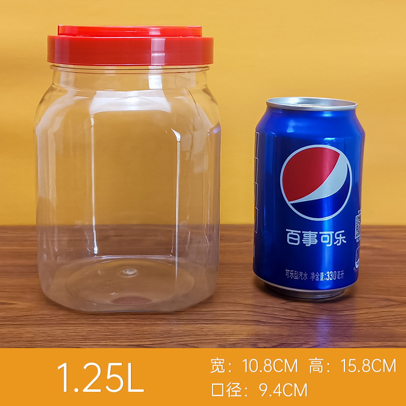 1.25L nueva botella cuadrangular (2,5 kg de agua)